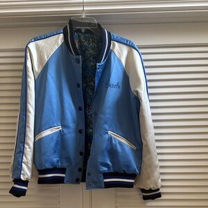 Coach Light Blue and White Jacket